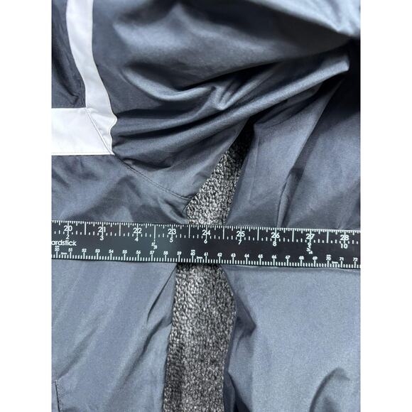 Nike Jacket Mens Large Gray Windbreaker Full Zip Reflective Stripe 404561-010 - Picture 6 of 7